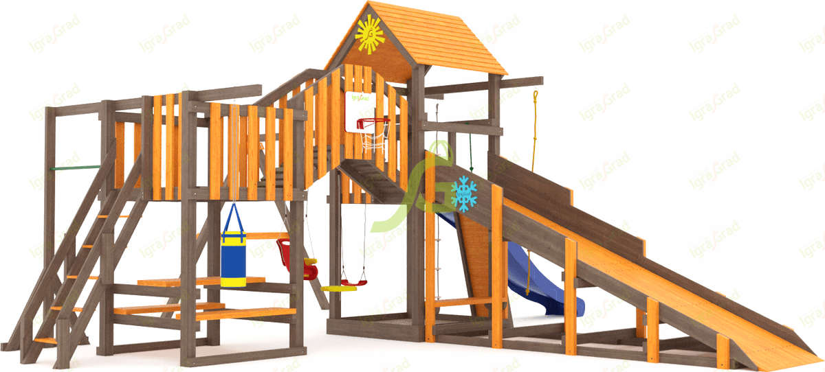 Всесезонная площадка IgraGrad С Мостик 1 SF1 Всесезонная площадка IgraGrad С Мостик 1 SF1