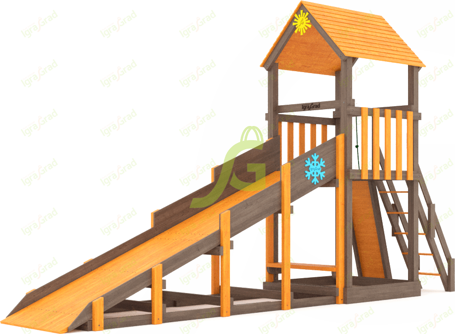 Всесезонная площадка IgraGrad С Tower со скалодромом SF1 Всесезонная площадка IgraGrad С Tower со скалодромом SF1