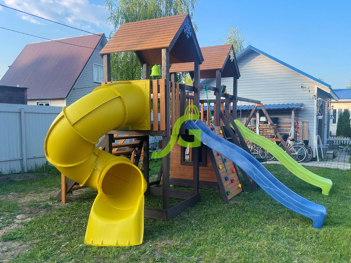 Детская площадка IgraGrad Комбо с трубой Детская площадка IgraGrad Комбо с трубой