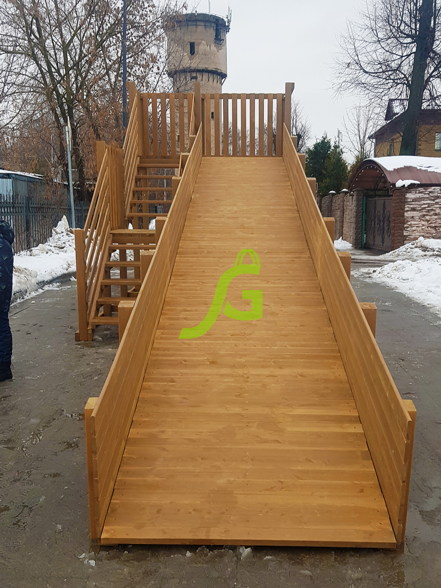 Зимняя горка “IgraGrad Snow Fox”, скат 8 м Зимняя горка “IgraGrad Snow Fox”, скат 8 м