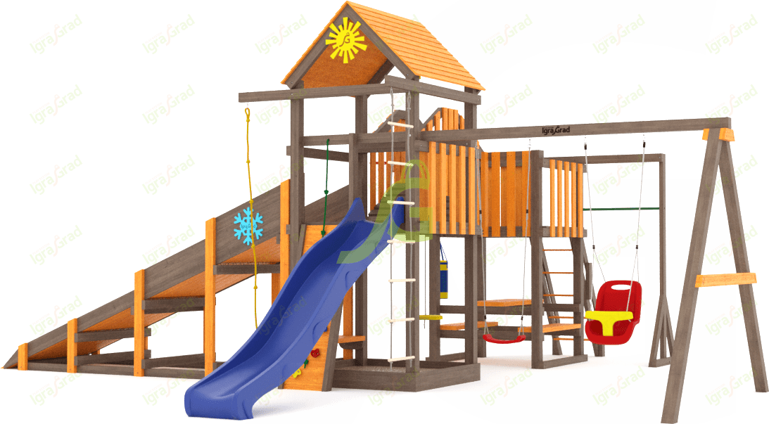 Всесезонная площадка IgraGrad С Мостик 1 SF1 Всесезонная площадка IgraGrad С Мостик 1 SF1