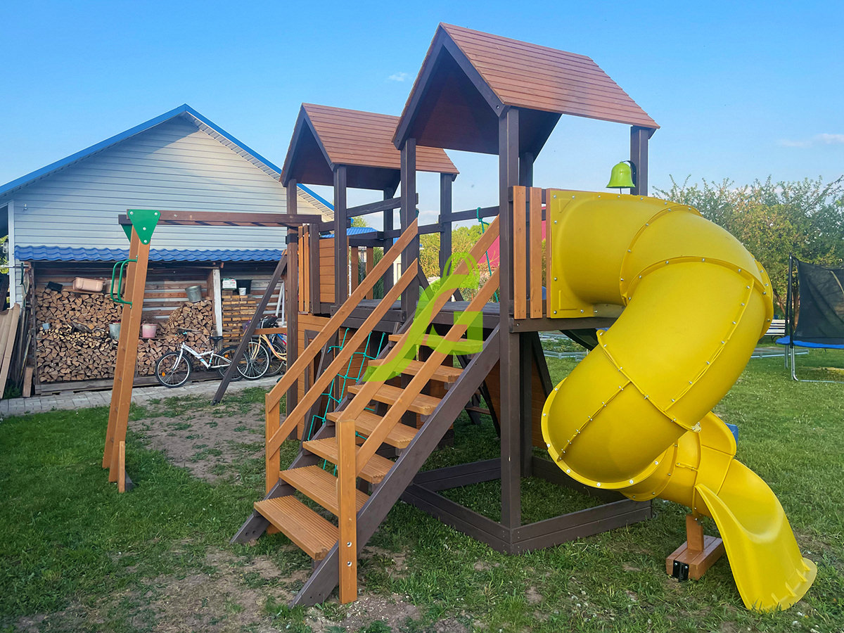 Детская площадка IgraGrad Комбо с трубой Детская площадка IgraGrad Комбо с трубой