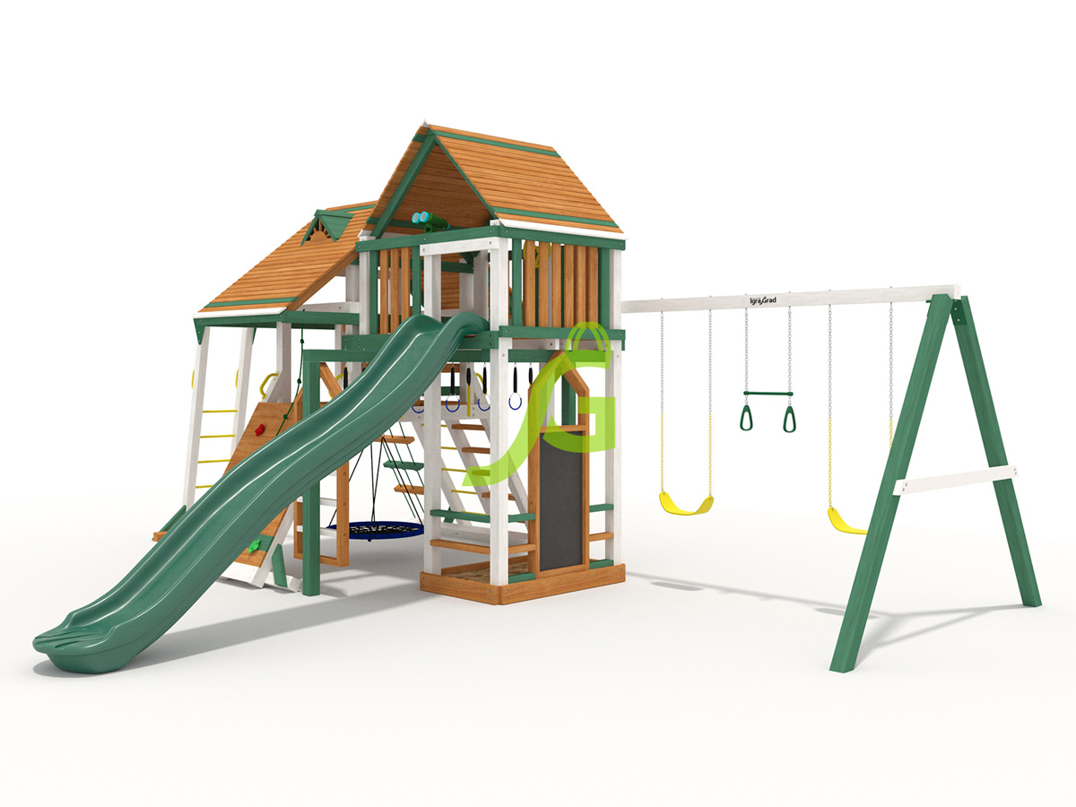 Детская площадка IgraGrad Крепость Фани Deluxe + мод.1 Детская площадка IgraGrad Крепость Фани Deluxe + мод.1