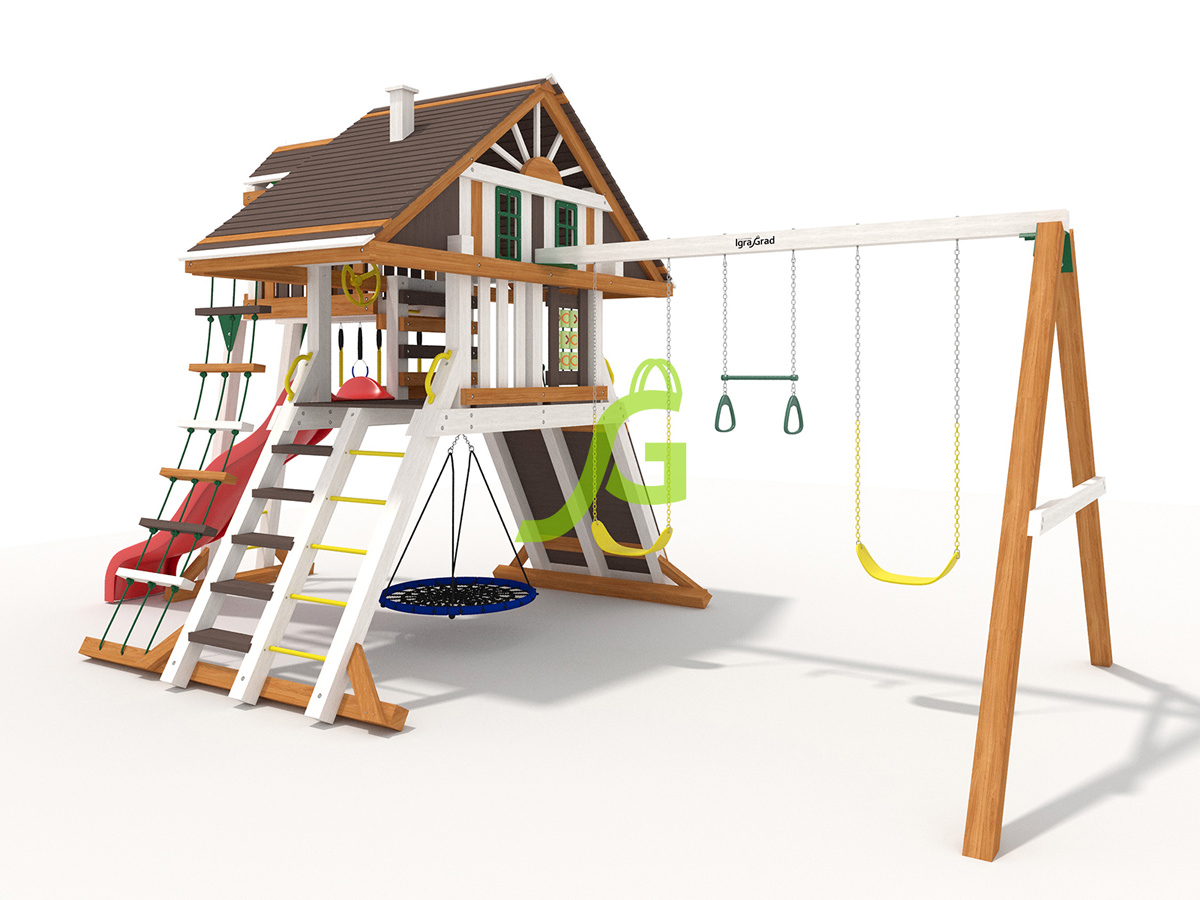 Детская площадка IgraGrad Крепость Фани Deluxe мод.2 Детская площадка IgraGrad Крепость Фани Deluxe мод.2