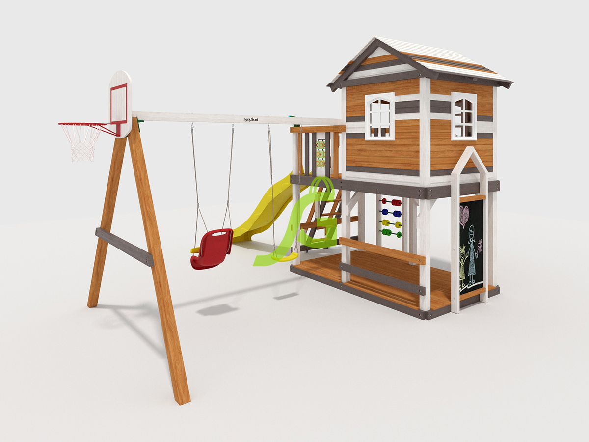 Детская площадка IgraGrad Домик 1 мод.1 Детская площадка IgraGrad Домик 1 мод.1