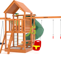 Детская площадка IgraGrad Клубный домик 4 Luxe с двумя горками