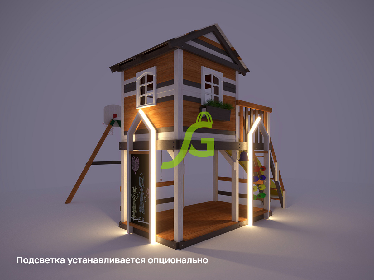 Детская площадка IgraGrad Домик 1 мод.1 Детская площадка IgraGrad Домик 1 мод.1