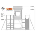 Серия C2 модель 3, детская игровая – спортивная конструкция