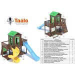 Серия E модель 1 – детская игровая конструкция (конструктор)