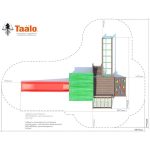 Серия B модель 2, детская игровая конструкция (конструктор)