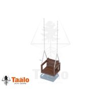 Серия T модель 8 – лестница канатная с канатом полипропилен (элемент детской игровой конструкции для частных владений)