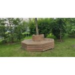 Серия Q модель 2 – скамья вокруг дерева