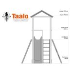 Серия А1 модель 2, детская игровая – спортивная конструкция