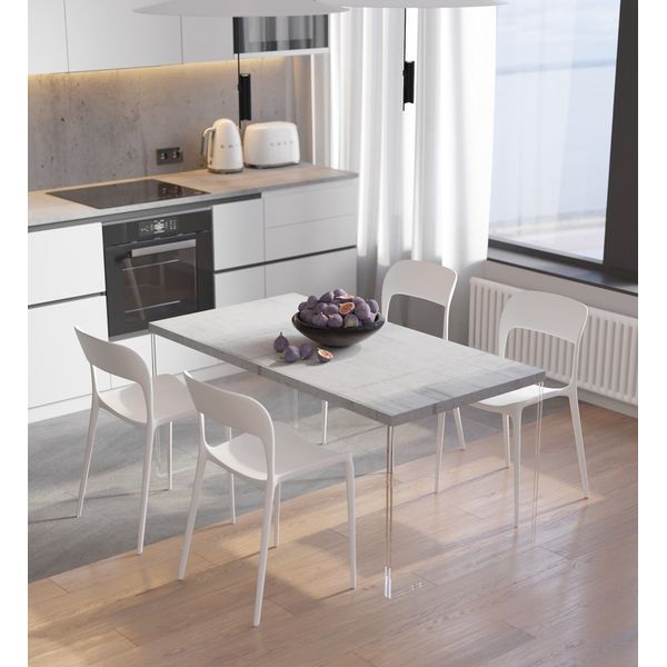 Серия «Stepp» стул «Eclipse» 490х430х830 (белый, черный) Серия «Stepp» стул «Eclipse» 490х430х830 (белый, черный)