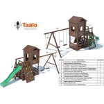 Серия В5 модель 1, детская игровая – спортивная конструкция