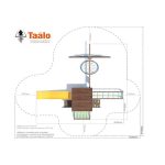 Серия А3 модель 3/1, детская игровая – спортивная конструкция