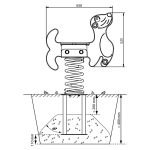Серия kbt качалка на пружине