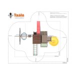 Серия В6 модель 4, детская игровая – спортивная конструкция