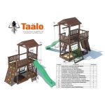 Серия В1 модель 2, детская игровая – спортивная конструкция