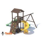 Серия А6 модель 1, детская игровая – спортивная конструкция