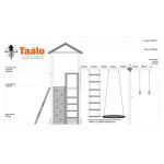 Серия А3 модель 3/1, детская игровая – спортивная конструкция