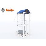 Серия T модель 19 – крыша тканевая двускатная (элемент детской игровой конструкции для частных владений)