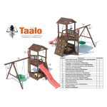 Серия В3 модель 2, детская игровая – спортивная конструкция