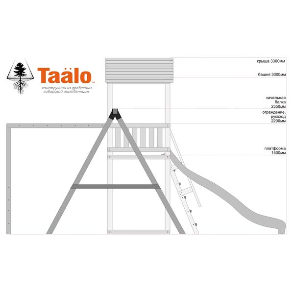 Серия А2 модель 3/1, детская игровая – спортивная конструкция Серия А2 модель 3/1, детская игровая – спортивная конструкция