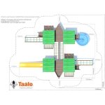 Серия J модель 1, детская игровая конструкция (конструктор)