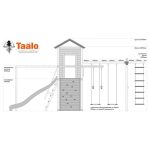 Серия C2 модель 3, детская игровая – спортивная конструкция