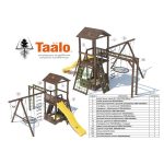 Серия А3 модель 3/1, детская игровая – спортивная конструкция