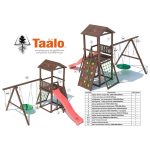 Серия А4 модель 1, детская игровая – спортивная конструкция