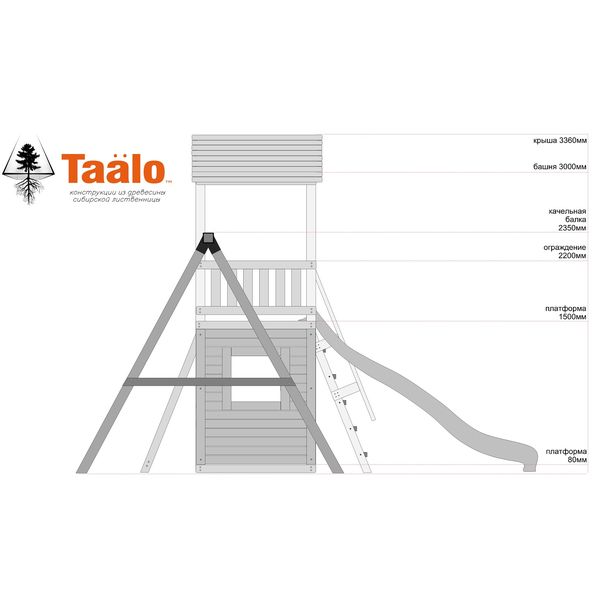 Серия В4 модель 4, детская игровая – спортивная конструкция Серия В4 модель 4, детская игровая – спортивная конструкция