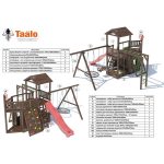 Серия C1 модель 2, детская игровая – спортивная конструкция