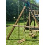 Серия ТО1 модель 1 – сидение качели деревянное на канатах (для частных владений)