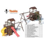 Серия В6 модель 4, детская игровая – спортивная конструкция