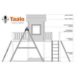 Серия C2 модель 5, детская игровая – спортивная конструкция