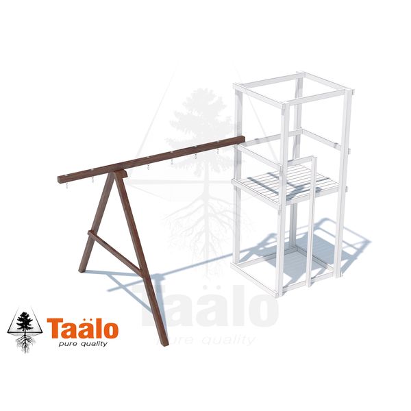 Серия T модель 15 – каркас приставных качелей (элемент детской игровой конструкции для частных владений) Серия T модель 15 – каркас приставных качелей (элемент детской игровой конструкции для частных владений)