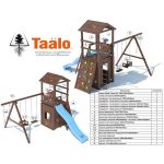 Серия А2 модель 4, детская игровая – спортивная конструкция