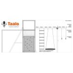 Серия А2 модель 1, детская игровая – спортивная конструкция