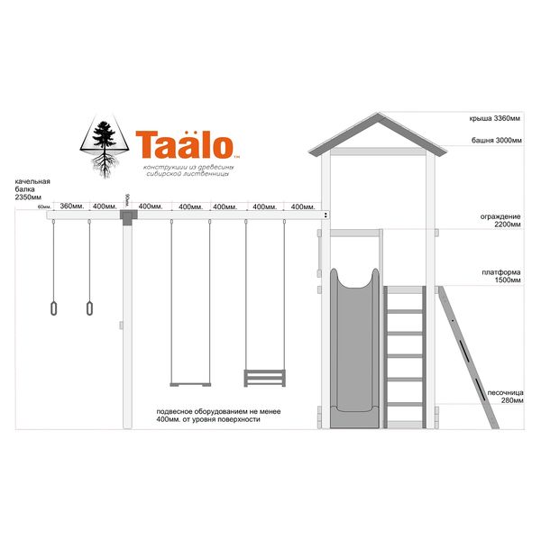 Серия А3 модель 2, детская игровая – спортивная конструкция Серия А3 модель 2, детская игровая – спортивная конструкция