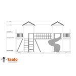 Серия J модель 1, детская игровая конструкция (конструктор)