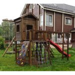 Серия C3 модель 2, детская игровая – спортивная конструкция