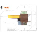 Серия А1 модель 4, детская игровая – спортивная конструкция