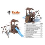 Серия В3 модель 4, детская игровая – спортивная конструкция