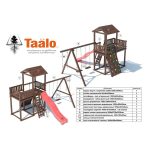 Серия В2 модель 1, детская игровая – спортивная конструкция