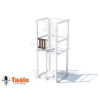 Серия T модель 8 – лестница канатная с канатом полипропилен (элемент детской игровой конструкции для частных владений)