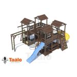 Серия J1 модель 1, детская игровая – спортивная конструкция