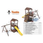 Серия В3 модель 1, детская игровая – спортивная конструкция