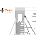 Серия В5 модель 1, детская игровая – спортивная конструкция